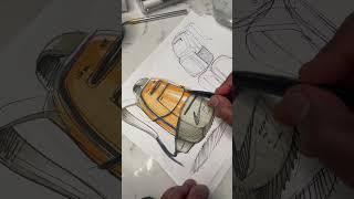 How to sketch a backpack #draw #art #quicksketch #howtodraw #idsketching #sketchaday