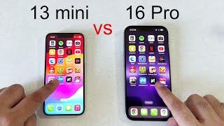 iPhone 16 Pro vs 13 Mini - Speed Test