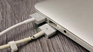 Замена провода на MacBook Air 13  купил на Али кабель magsafe 2