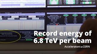 LHC sets New World Record of Energy at 6.8 TeV