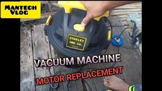 VACUUM MOTOR REPLACEMENT TAGALOG#youtubetrending #youtubevideos #youtubetips