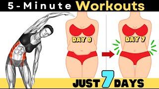 5 MINUTE FULL BODY FAT BURNER WORKOUT  DO THIS FOR 7 DAYS AND SEE WHAT HAPPENS