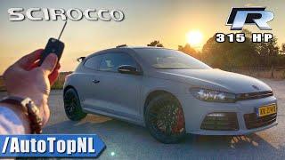 VW Scirocco R 315HP REVIEW POV on AUTOBAHN No Speed Limit by AutoTopNL