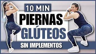 PIERNAS TONIFICADAS Y GLÚTEOS GRANDES  RUTINA DE EJERCICIOS EN CASA SIN PESAS  NatyGlossGym