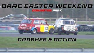 BARC Easter Weekend - Crashes & Action - Donington Park 2930th March 2024