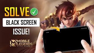 How to Fix Mobile Legends Black Screen on iPhone  MLBB Display Black Problem