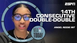 Angel Reese details her double-double league record and being named a WNBA All-Star  NBA Today