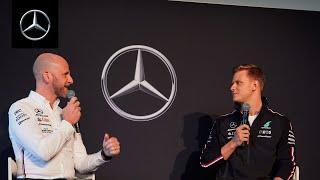 Mick Schumachers Debut in the Mercedes-Benz Star Lounge