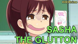 FUNNY SASHA MOMENTS  Attack on Titan Junior High  Funny Anime Moments