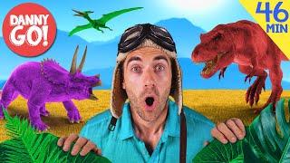 Dinosaurs Sharks Monkeys + more    Dance Along Compilation  Danny Go Songs for Kids