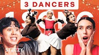 Santa Tell Me - Ariana Grande  3 Dancers Choreograph To The Same Song #holiday #dance