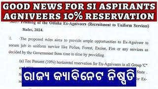 GOOD NEWS FOR POLICE SI ASPIRANTS  no reservation  10% FOR AGNIVEERS