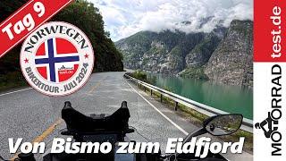 Motorrad-Tour Norwegen  Tag 9 Von Bismo zum Eidfjord