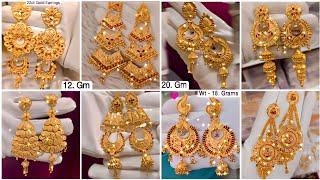 Bridal Gold Earrings Designs Gold Earrings DesignsWith Price Gold Earrings #earrings #viral #85