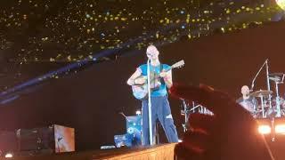 Coldplay Roma Stadio Olimpico 15.07.2024 - Yellow Fronte Palco