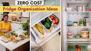 ZERO COST Fridge Organization Ideas  Organize Your Fridge for FREE