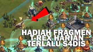 HADIAH FRAGMEN T-REX HARIAN TERLALU S4DIS UNTUK F2P