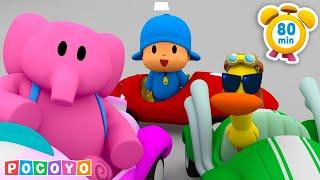 SPECIAL The BIG LITTLE RACE ️ Join Pocoyo and RACE FAST CARS   Pocoyo English  Cartoons
