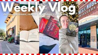 reading 3 books + a barnes and noble trip ️  WEEKLY VLOG