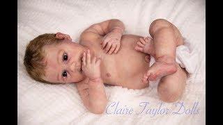 Full Silicone Baby Doll Ethan #3 by Claire Taylor Dolls He Looks So Real He feels So Soft