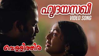 Hridayasakhee Video Song  Vellithira  Prithviraj  Navya Nair Sujatha Mohan #malayalammoviesongs