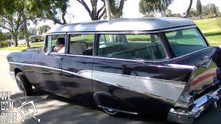 Diggin in the Crates  We Gon Ride TV Raw  1957 Chevy Wagon Showin Out