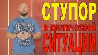 Ступор в критической ситуации