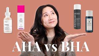 AHA vs BHA Dermatologist reviews chemical exfoliants  Dr. Jenny Liu