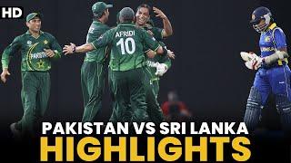 Highlights  Pakistan vs Sri Lanka  T20I  PCB  MA2A