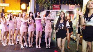 4k Vietnam Saigon Night Bui Vien Walking Street Pasteur Bar Street Look Around