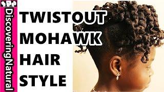 Twistout Mohawk Natural Hair