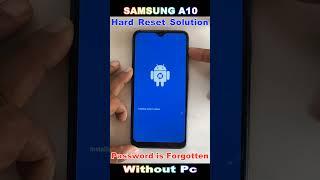 How to Unlock Samsung A10 Phone if Forgot Password  How to Unlock Samsung A10 After Factory Reset