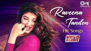 Hits of Raveena Tandon - Video Jukebox  90s Romantic Songs  Raveena Tandon Songs