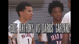 Cole Anthony BATTLES Darius Garland Full Highlights of Peach Jam Debut