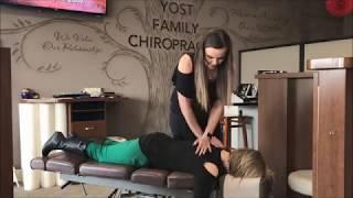 How to do a chiropractic adjustment using drops