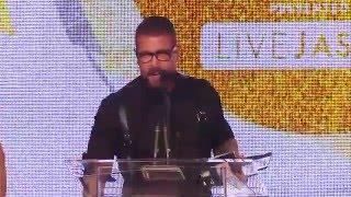 2016 XBIZ Awards - Rocco Steele Wins Gay performer of the Year Award