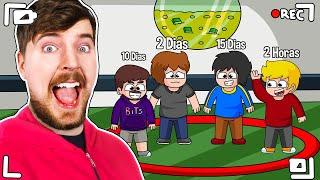 EL JUEGO de MRBEAST en ROBLOX  EL ULTIMO EN SALIR DEL CIRCULO GANA 500000 $