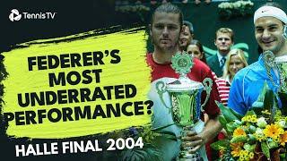 Roger Federers Most Underrated Performance?  Federer vs Fish Halle Final 2004 Highlights