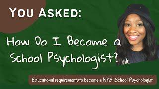 School Psychologist Requirements Answer Video