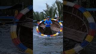 Hoi An Coconut Basket Boat Ride Vietnam