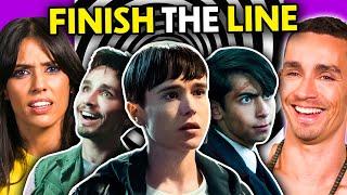 The Umbrella Academy Cast Tries To Finish The Line  React