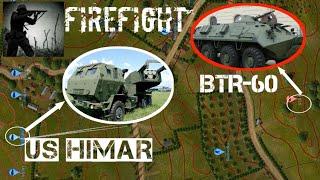 Firefight Us Himar destroys Iraqi BTR-60 Gameplay