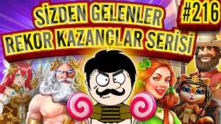 SLOT OYUNLARI HAYRİ SİZDEN GELENLER SERİSİ #216 REKOR KAZANÇLAR  #slotoyunları #slot