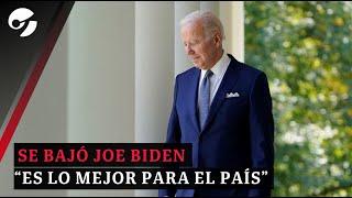 JOE BIDEN SE BAJÓ DE LA PELEA ELECTORAL EN ESTADOS UNIDOS los lapsus que complicaron su candidatura