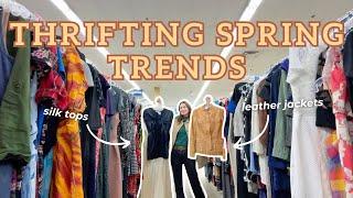 Thrifting SPRING 2024 TRENDS + Spring Try-On Haul