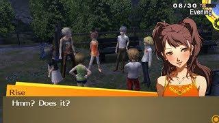 Persona 4 Golden Party Finds Out You Dated Rise Yukiko Or Chie Fireworks Festival