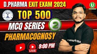 Pharmacognosy Part-2  Top 500 MCQ Series  D.Pharma Exit Exam 2024  By- Mithilesh sr.