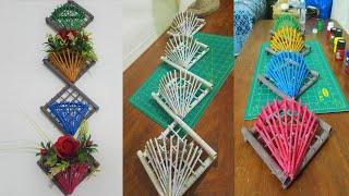 Beautiful Wall Hanging Paper Baskets  DIY Wall Decor  Easy Paper Craft