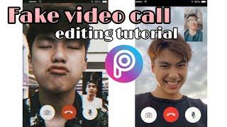 Fake video call edit  PicsArt Tutorials ft. Ohm Pawat