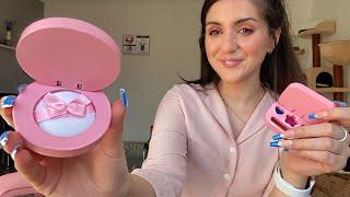 ASMR DOING YOUR MAKEUP  WOODEN MAKEUP ONLY  Toy Make Up   edafoxx ASMR 